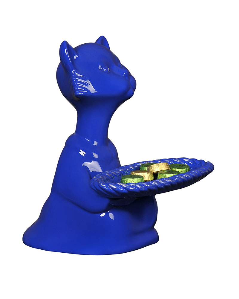 Kobalt Renk Kedi Çikolatalık