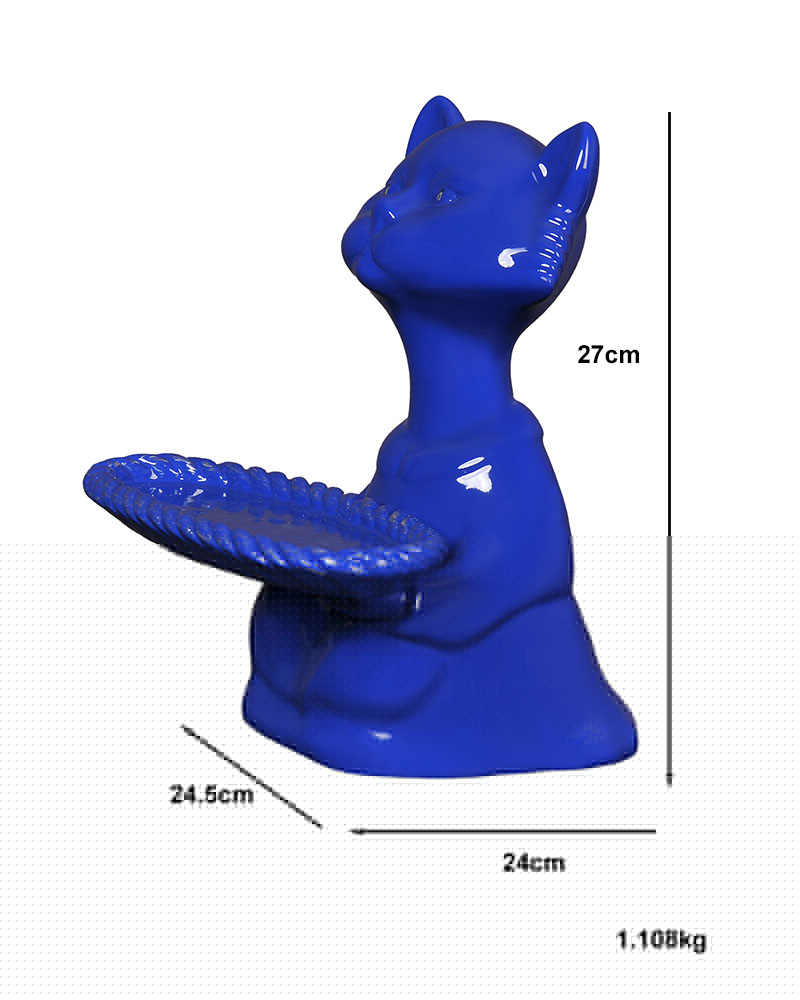Kobalt Renk Kedi Çikolatalık